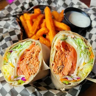 Blackened Salmon Wrap - 2.5 Stars