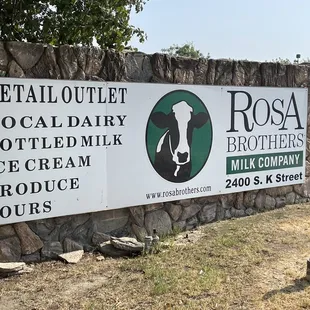 sign for retail outlet