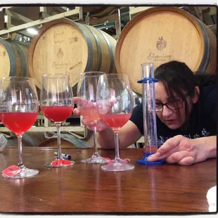 Time to blend the rose