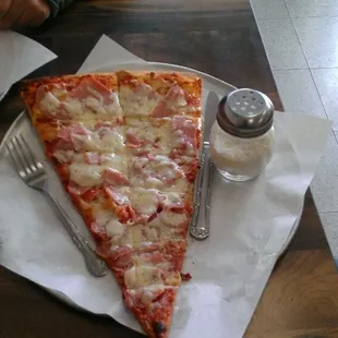 This is the size of a single slice