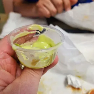 1.75 worth of guacamole water