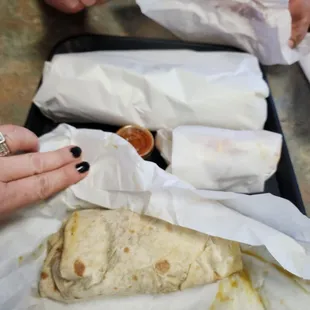 Regular burrito