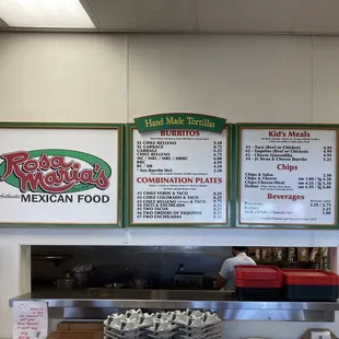 Menu board, part one. 6/20/21.