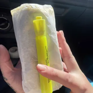 This burrito was $10... the size of a highlighter. Avoid it if you're looking for the good sized burritos . First and last time here