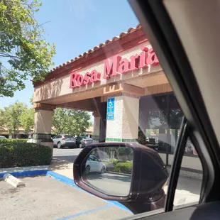 2 Handicap parking spots directly in front.