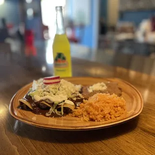 Mole Poblano Enchiladas