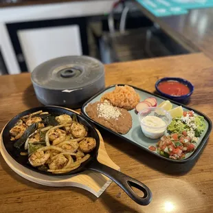 Shrimp Fajitas