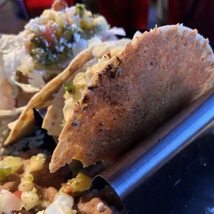 Grilled cheese was an unexpected delight to the tocos.