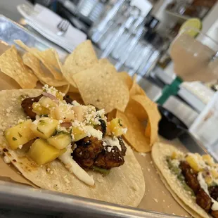 Pork Adobada and a Spicy watermelon margarita!!