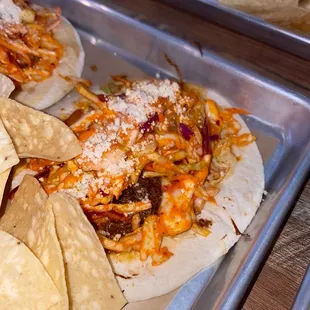 Short rib barbacoa tacos