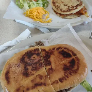 Carne Asada Torta &amp; Carne Quisada Gordita