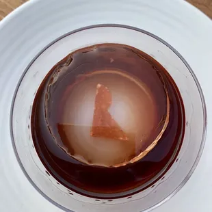 Old Fashioned: Most Rosalia cocktails are pre-batched at the sister restaurant Martina next door. Stamped with an "R" in the ice. ($10)