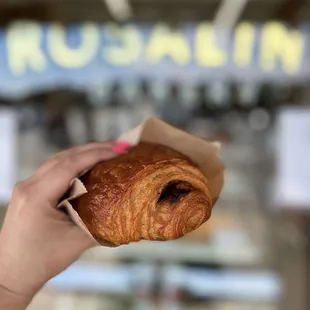 Chocolate Croissant | $4.75