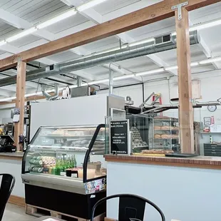 Bright open view of the industrial bakery.