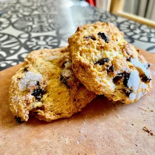 Cherry corn scones