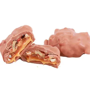 Pecan Carmanetts. Made with our secret family recipe for caramel and select fancy pecans