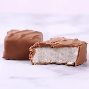 Chocolate covered marshmallow