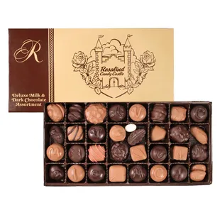 Deluxe chocolate assortment with Milk and Dark chocolate