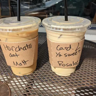 Iced Lattes