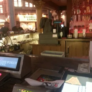 Starbucks and vodka. As American as apple pie.