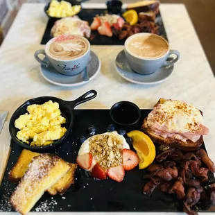 Best breakfast ever! The French breakfast board is amazing and it's just enough food with a little of everything.