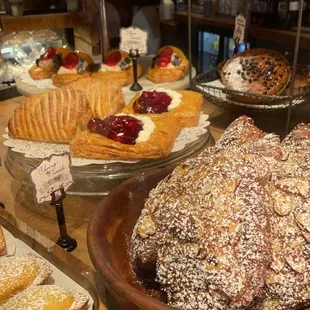 Pastry display.