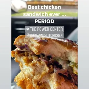 Hot Chicken sandwich