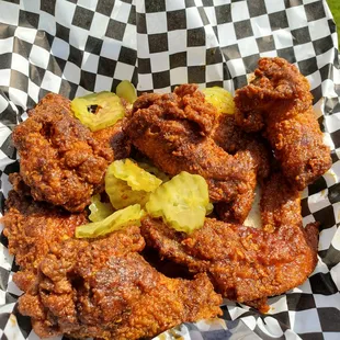 Come taste our authentic Nashville Hot Chicken wings!!