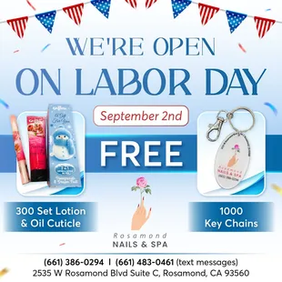 FREE 300-Set of Lotion &amp; Cuticle Oil