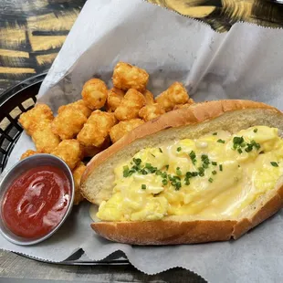 Sausage Egg on a Roll