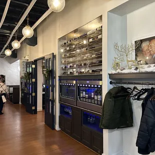 the store's interior