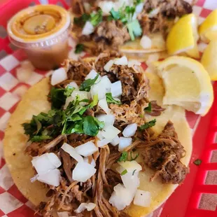 Birria tacos