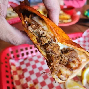 Surf and turf tacos! Highly recommend! Lots of flavor!