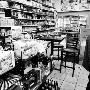 a man in a grocery store