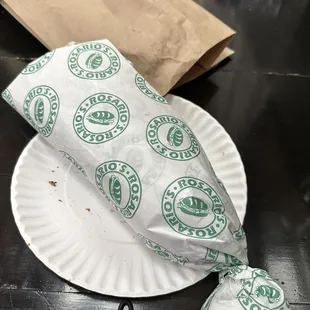 Giuseppe Sandwich. Porchetta with Provolone and broccoli Rabe.