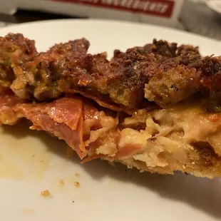 Super thick with the toppings