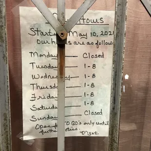 NEW HOURS! Please check before you drive there, and especially if no one is answering the phone.