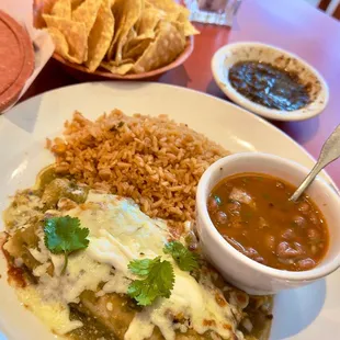 Enchiladas Verdes De Pollo