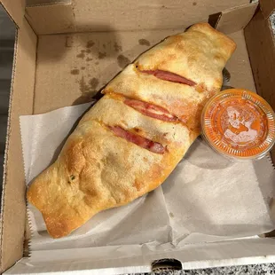 Stromboli. Sorry but that is one small ass Stromboli.
