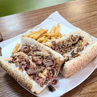 Gio&apos;s Special Cheesesteak.  They now have seeded rolls.