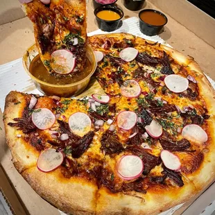 Birria Pizza