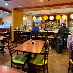 people sitting at the bar