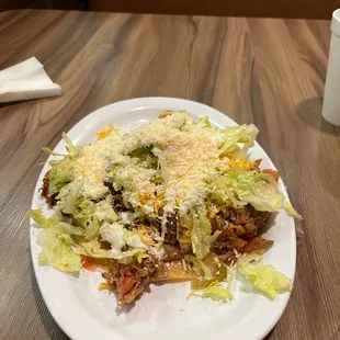 Beef tostadas