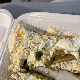 Extra Cotija cheese when i asked for regular cheese