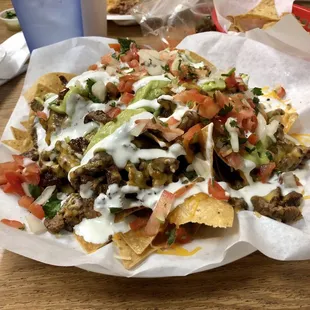 Supreme Carne Asada Nachos