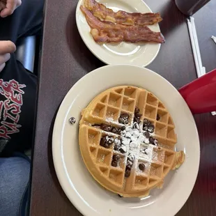 chocolate chip waffle