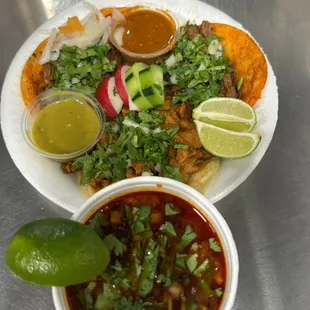 Birria Tacos with Consomé