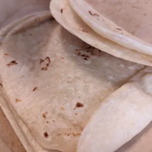 Lovely,soft warm flour tortillas