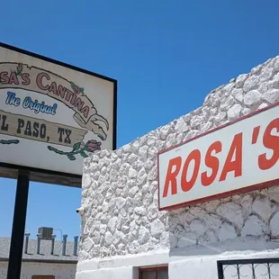 the front of the restaurant