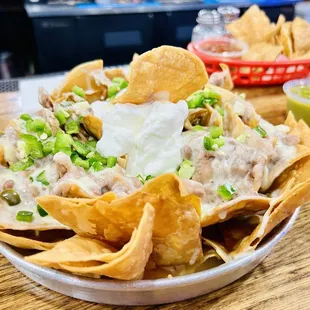 Bean and Cheese Nachos